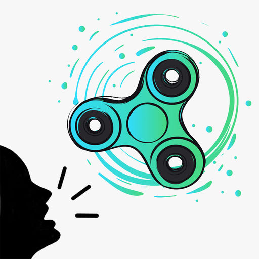 Scream Fidget Hand Spinner Use Your Voice To Spin