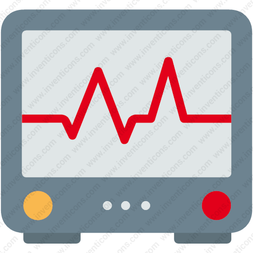 Download Ecg,heart,heartbeat,hospital,pulse,screen Icon Inventicons