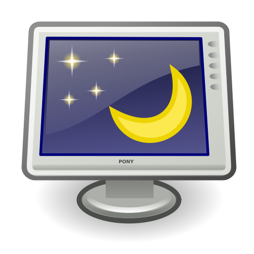 Desktop, Preferences, Screensaver Icon