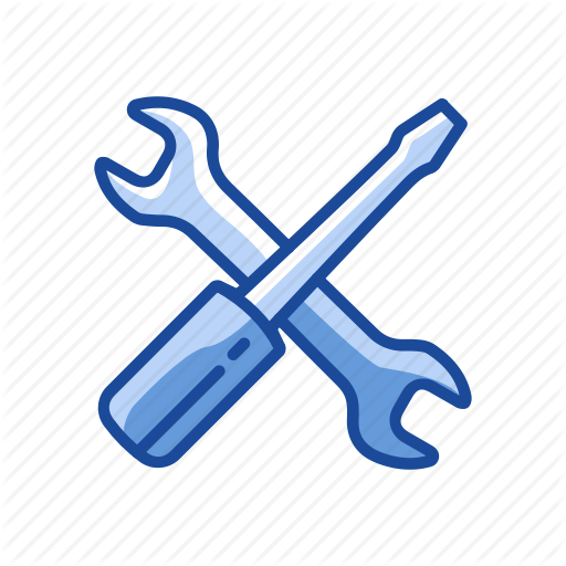 Menu Bar, Settings, Tools, Wrench And Screwdriver Icon