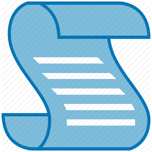 Document, Law, Paper, Roll, Script, Scroll, Writing Icon