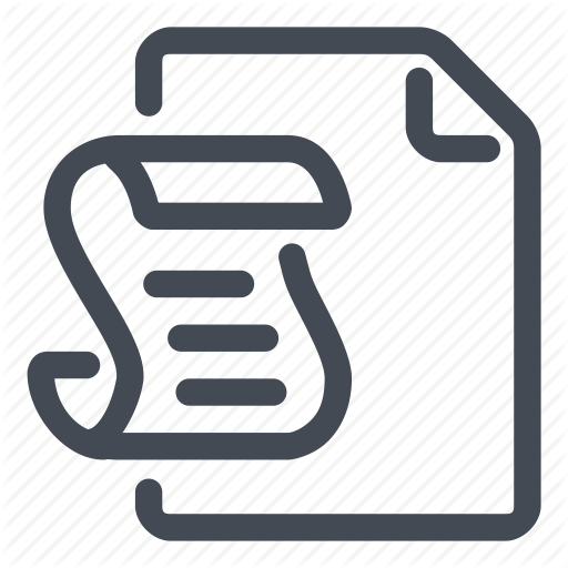 Document, Line, Script Icon