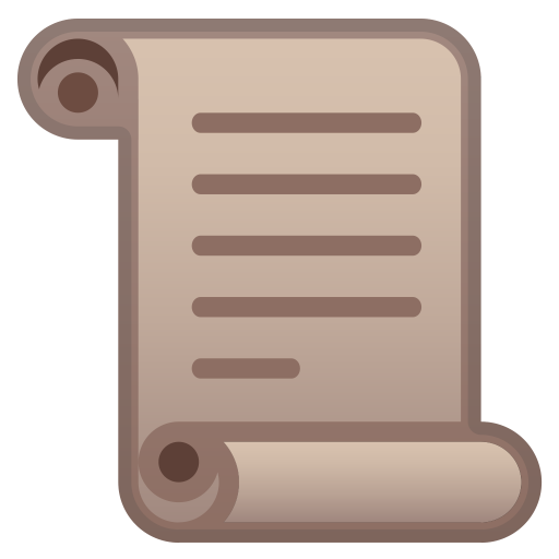 Scroll Icon Noto Emoji Objects Iconset Google