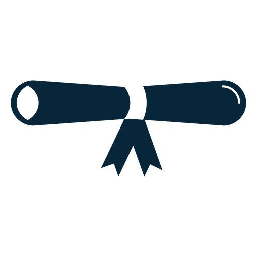 Graduation Diploma Scroll Flat Icon