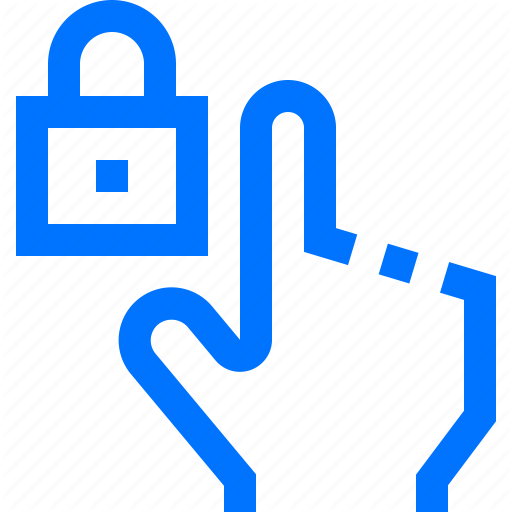 Finger, Gesture, Hand, Interactive, Lock, Privacy, Tap Icon