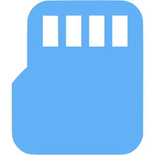 Tropical Blue Micro Sd Icon