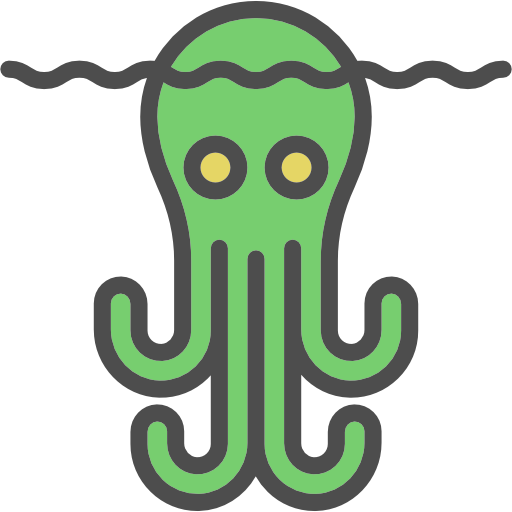 Mythology, Kraken, Animals, Sea, Ocean, Monster Icon