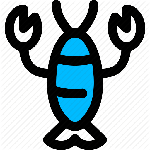 Crayfish, Lobster, Seafood Icon