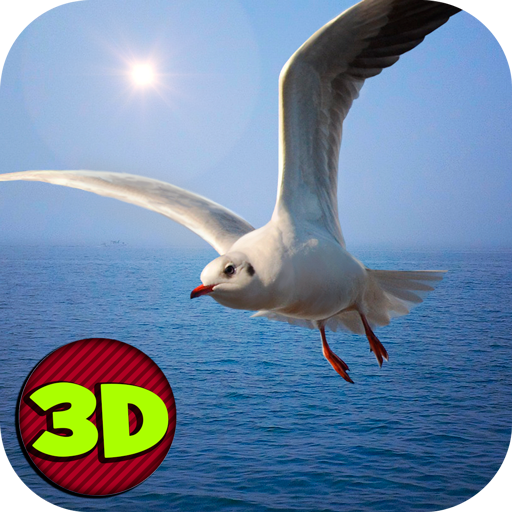 Seagull Simulator Sea Animal Games Fly Bird Wild Bird