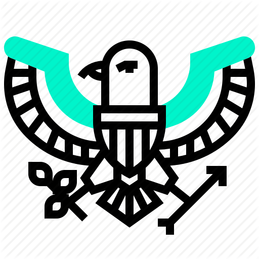 Eagle, Emblem, Majestic, Seal Icon