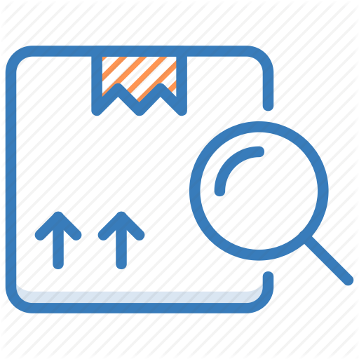 Find Delivery, Magnifier, Parcel Tracking, Search Box, Shipping Icon