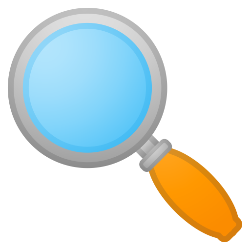 Magnifying Glass Tilted Left Icon Noto Emoji Objects Iconset