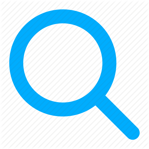 Search Icon Blue Color