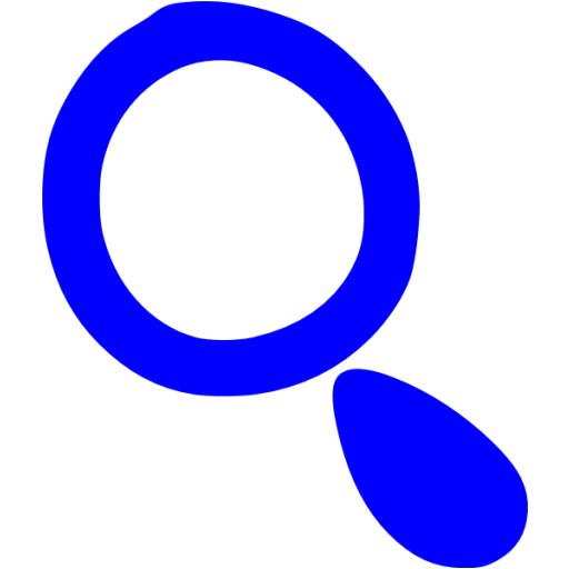 Blue Search Icon