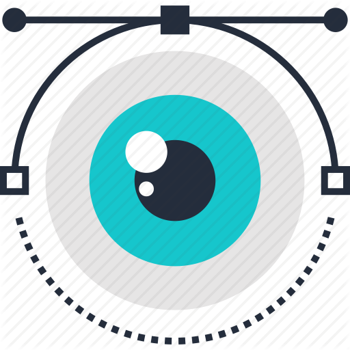 Design, Eye, Illustration, Review, Search, View, Vision Icon