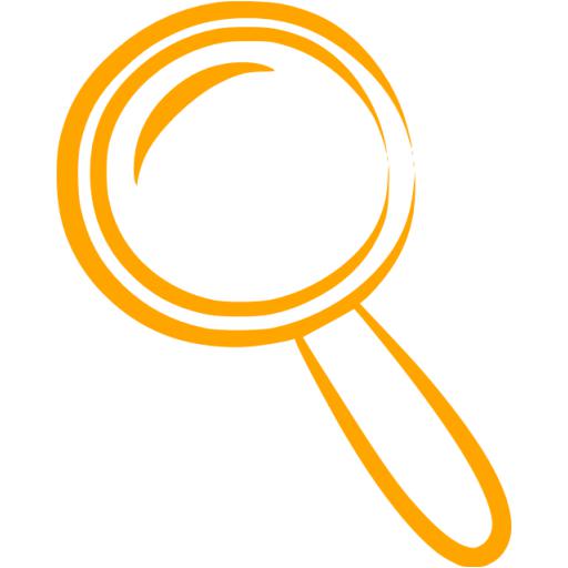 Orange Search Icon