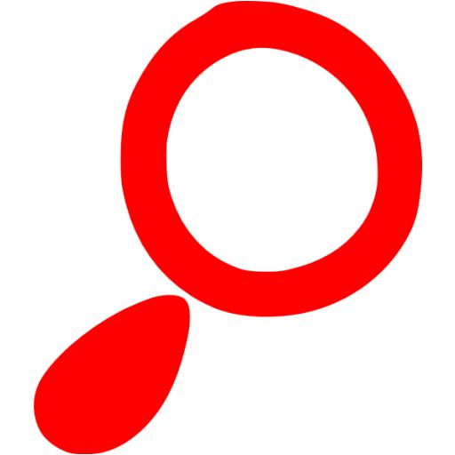 Red Search Icon