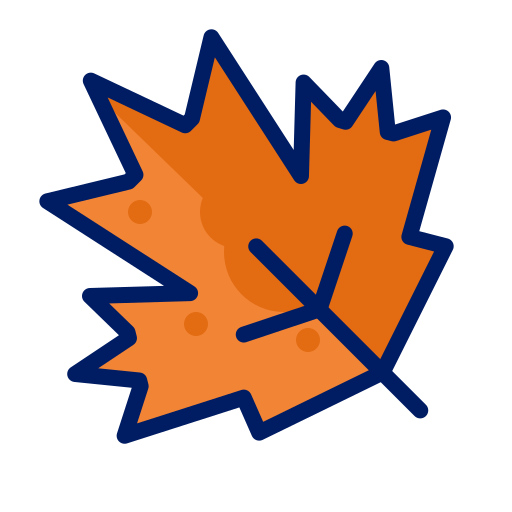 Fall, Leaf, Orange, Season Icon Free Of Icontober