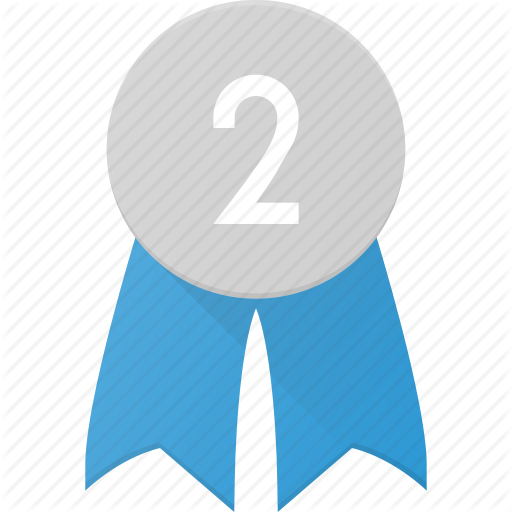 Award, Badge, Place, Reward, Second Icon