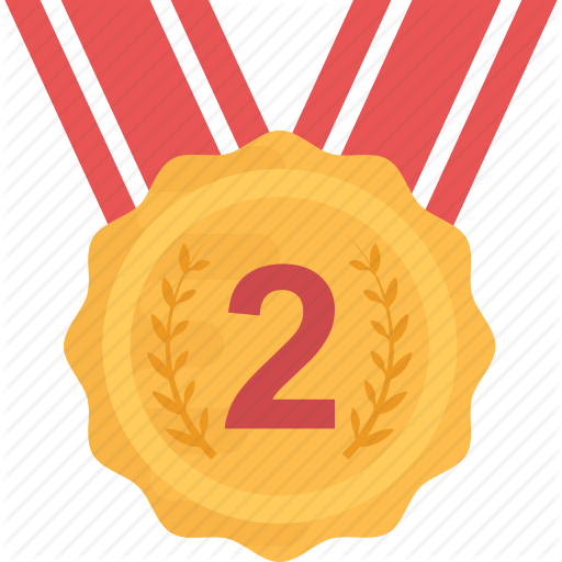 Award, Medal, Position Medal, Reward, Second Icon