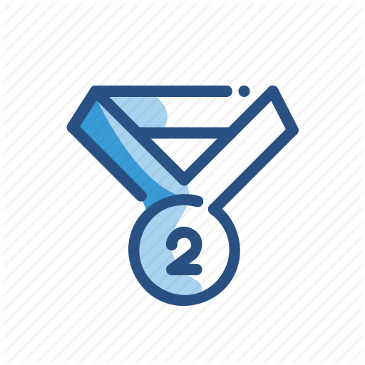 Award, Medal, Second Icon