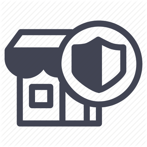 Safe, Security, Shield, Shop, Shopping, Store Icon