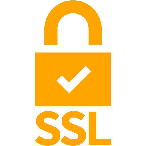 Orange Ssl Badge Icon