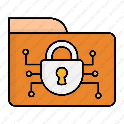 Download Folder,security Icon Inventicons
