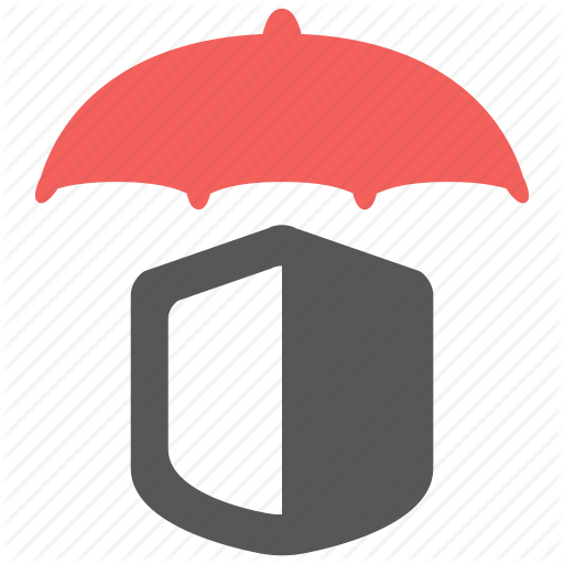 Hazard, Insurance, Protection, Risk, Security, Umbrella Icon