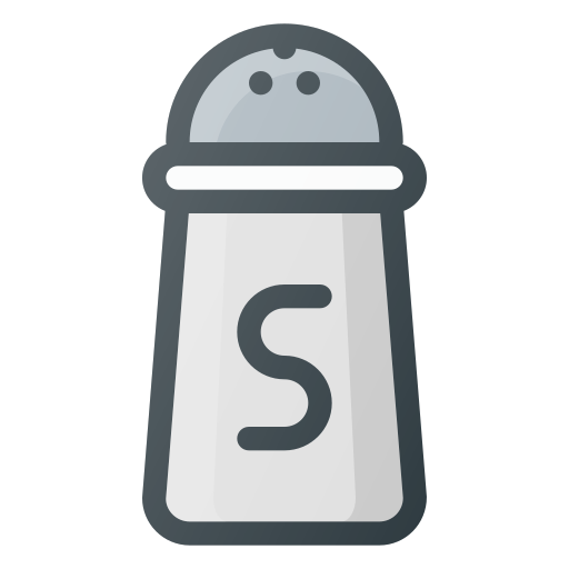 Cuisine, Sel, Pot Gratuit De Free Set Color Outline