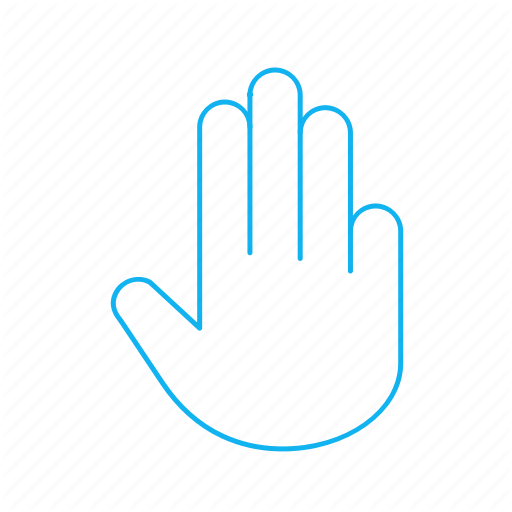Fingers, Gestures, Hand, Select, Tab, Three, Touch Icon