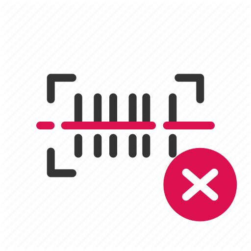 Barcode, Error, Kiosk, Scanner, Self, Service, Terminal Icon