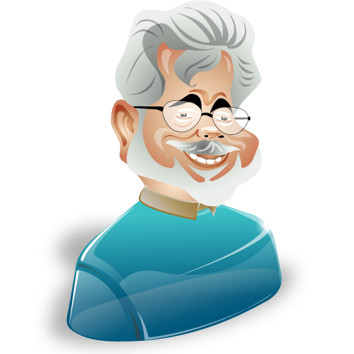 George Lucas Icon Film Directors Iconset Iconshock