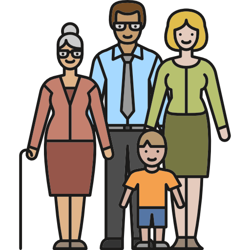 Love, Mother, Grandparents, People, Family, Woman, Man, Elderly