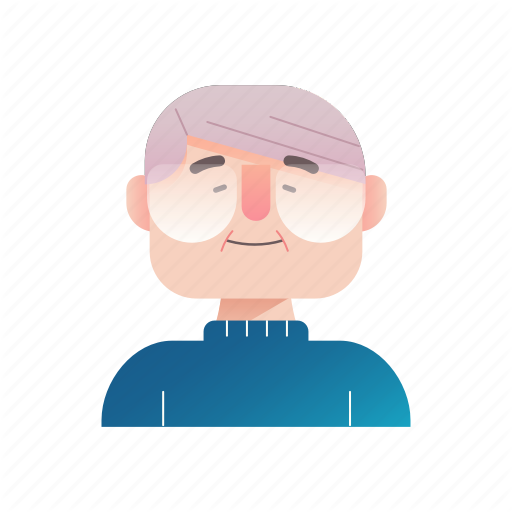 Aged, Grandfather, Male, Old Man, Retired, Retirement, Senior Icon