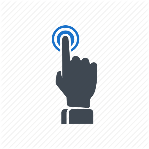 Click, Finger, Gesture, Hand, Sensor, Touch Icon