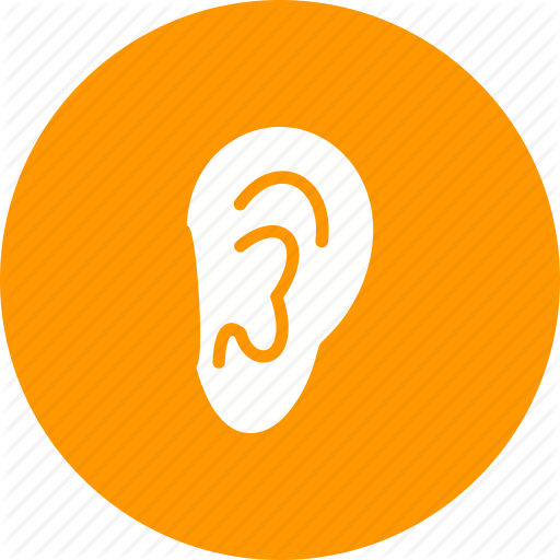 Ear, Healthcare, Hearing, Listening, Sensory, Silence, Sound Icon