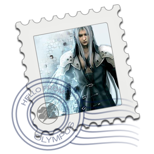 Sephiroth Mail Stamp Over Millions Vectors, Stock Photos, Hd