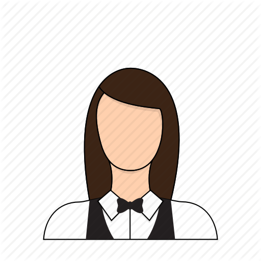 Occupation, Profession, Restaurant, Server, Service, Waitress Icon
