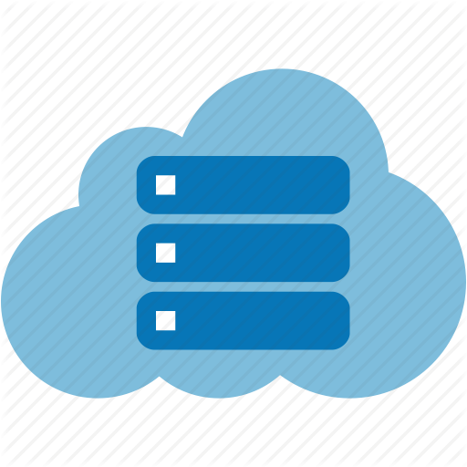 Cloud Server Icon Flat Images
