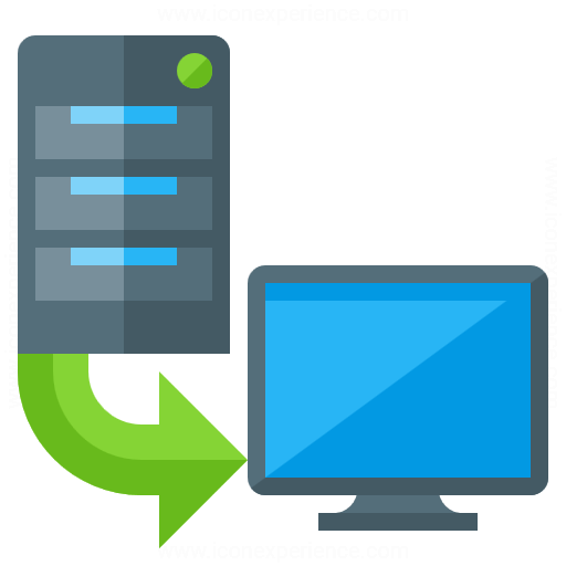 Iconexperience G Collection Server From Client Icon