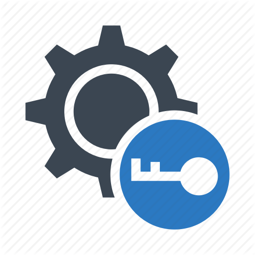 Configuration, Key, Lock, Protection, Setting Icon