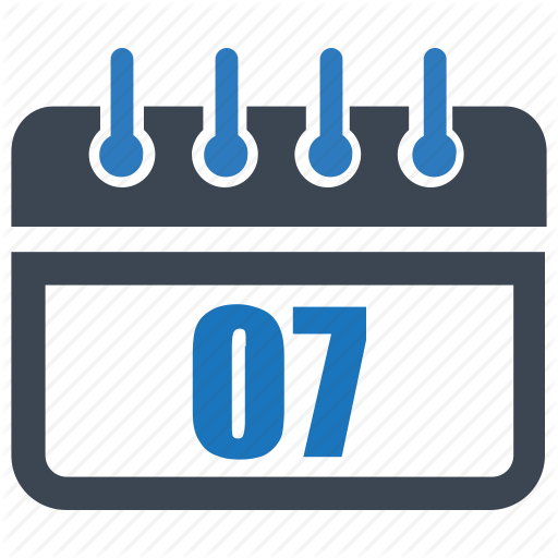Calendar, Date, Day, Month, Reminder, Schedule, Seven Icon
