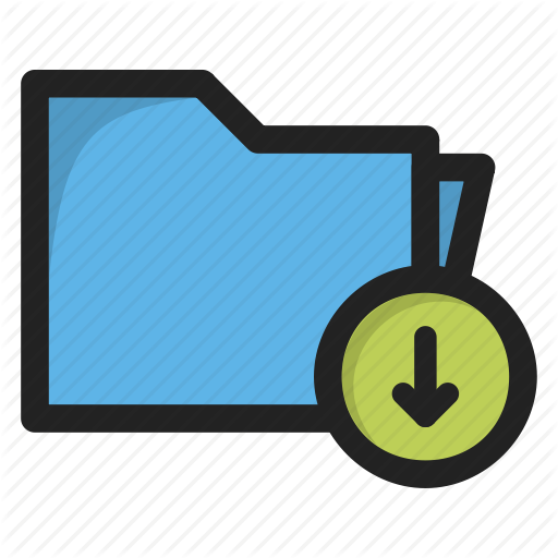 Arrow, Down, Download, Downloads, Folder, Package Icon
