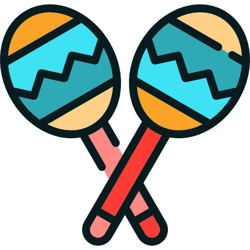 Maracas, Music, Shaker, Tropical, Musical Instrument Icon