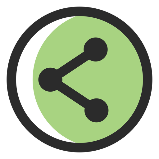 Share Colored Stroke Icon