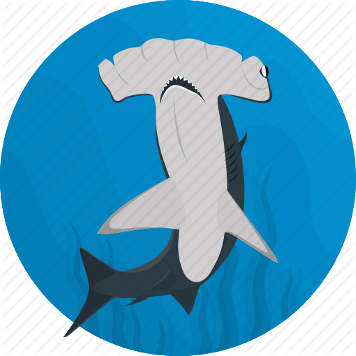 Fish, Food, Hammerhead, Meal, Sea, Seafood, Shark Icon