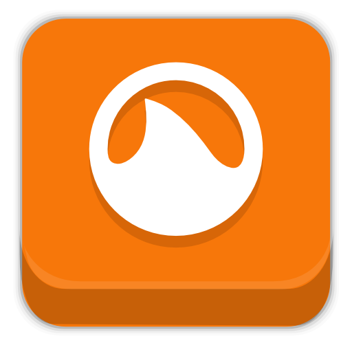 Orange Shark Icon