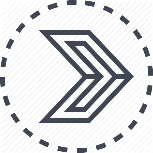 Arrow, Pointer, Right, Sharp Icon