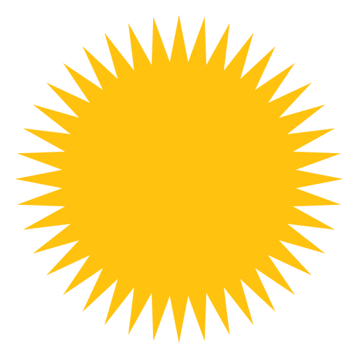 Sun Filled Sharp Beams Icon
